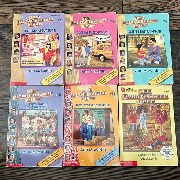 The Babysitters Club Lot of 6 Softcover Books by Ann M. Martin - Picture 1 of 13